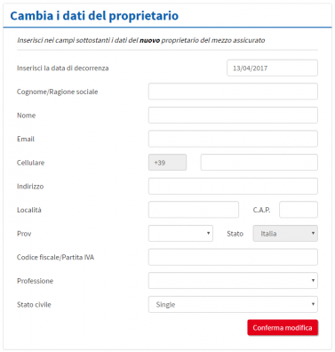 dati proprietario